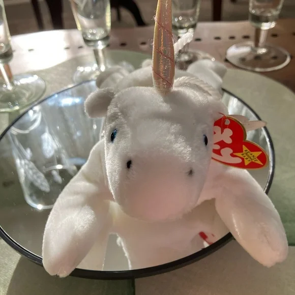 MYSTIC UNICORN ty ORIGINAL BEANIE BABY 1993MAY21,1994 HANG /TUSH TAG